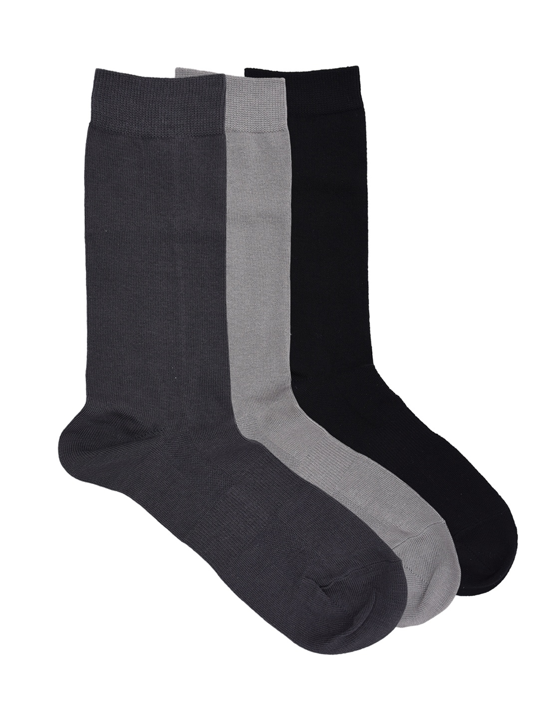 Balenzia Men Pack of 3 Assorted Calf-Length Socks