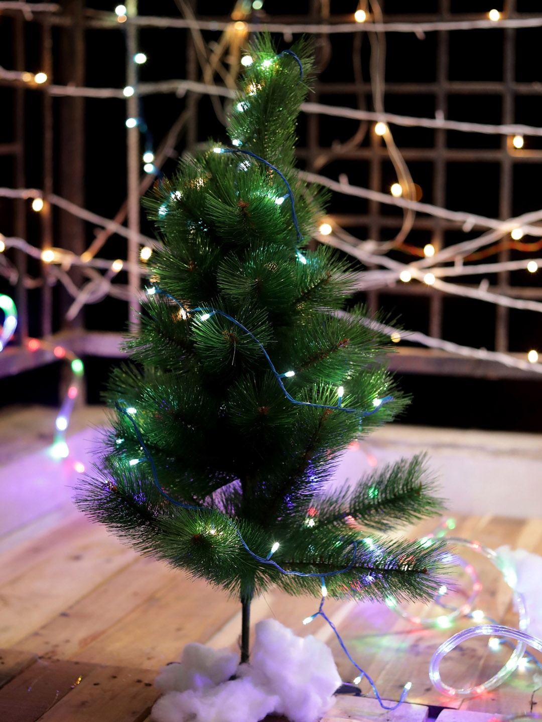 TAYHAA Green Christmas Tree Showpiece