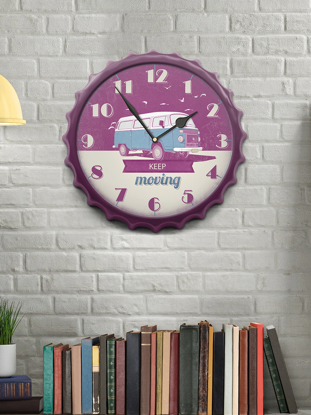 green girgit Purple & White Handcrafted Round Printed 30.48 cm Analogue Wall Clock
green girgit Purple & White Handcrafted Round Printed 30.48 cm Analogue Wall Clock