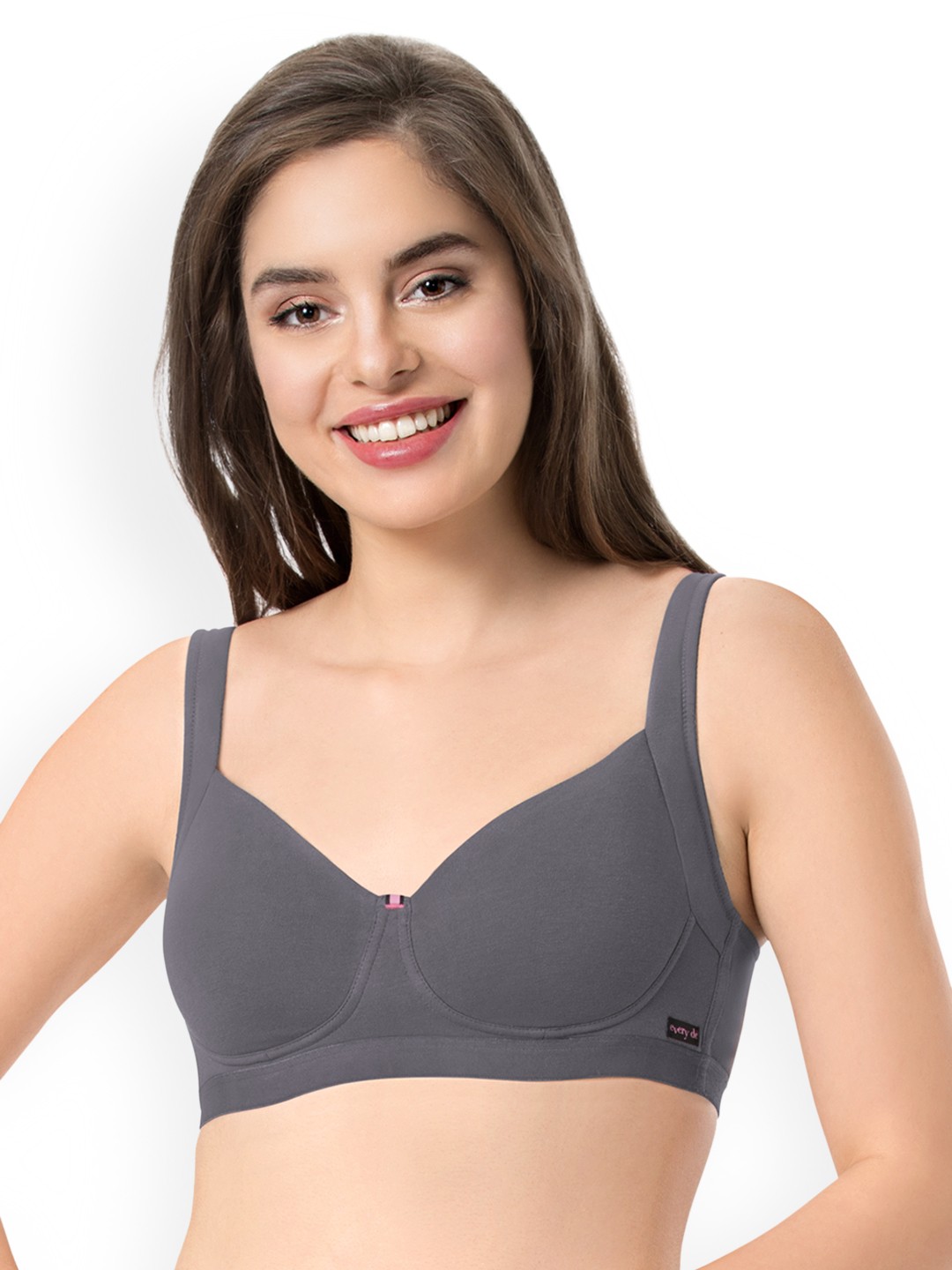 every de by amante Grey True Support Everyday Bra - Full Coverage Non-Wired Non Padded
every de by amante Grey True Support Everyday Bra - Full Coverage Non-Wired Non Padded