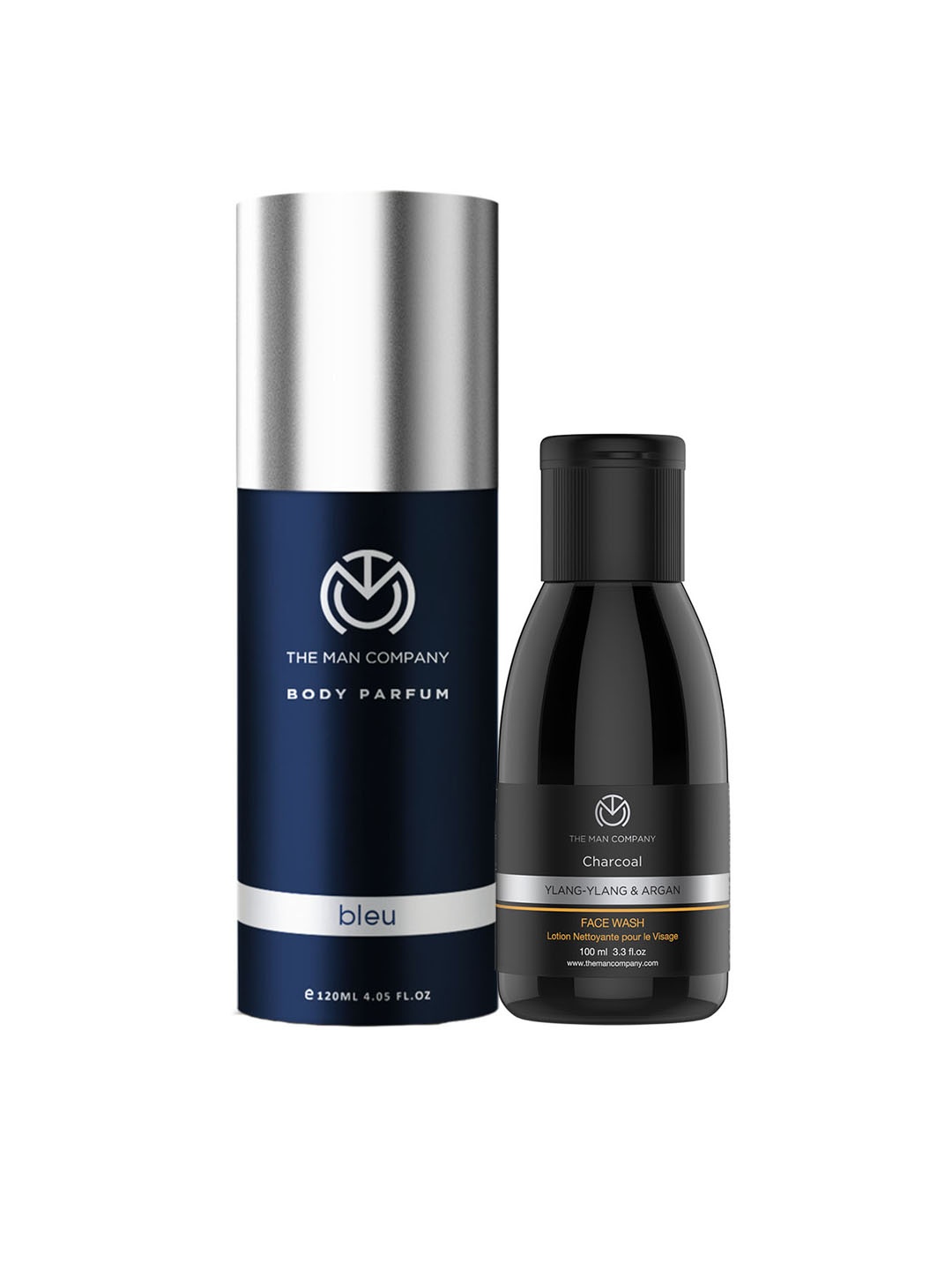The MAN COMPANY Men Active Lifestyle Body Perfume & Face Wash Combo, Black