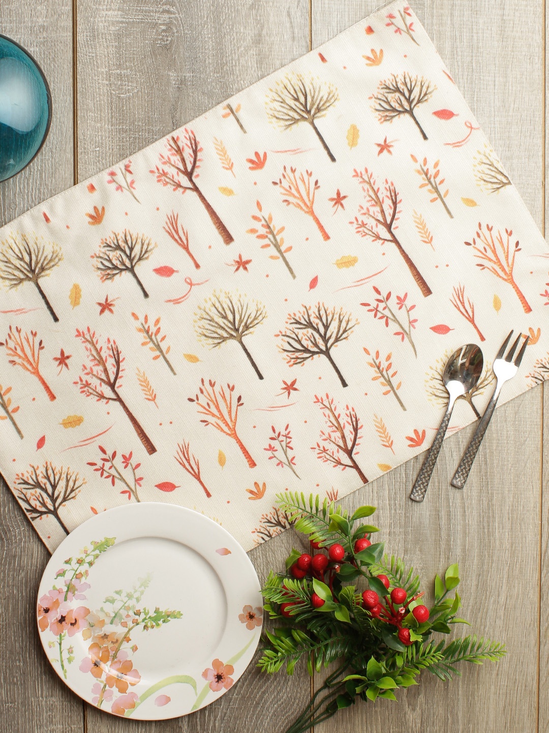 Soumya Set Of 6 Brown & Off-White Printed Shrinkage Proof & Colour Fast Table Placemats
Soumya Set Of 6 Brown & Off-White Printed Shrinkage Proof & Colour Fast Table Placemats