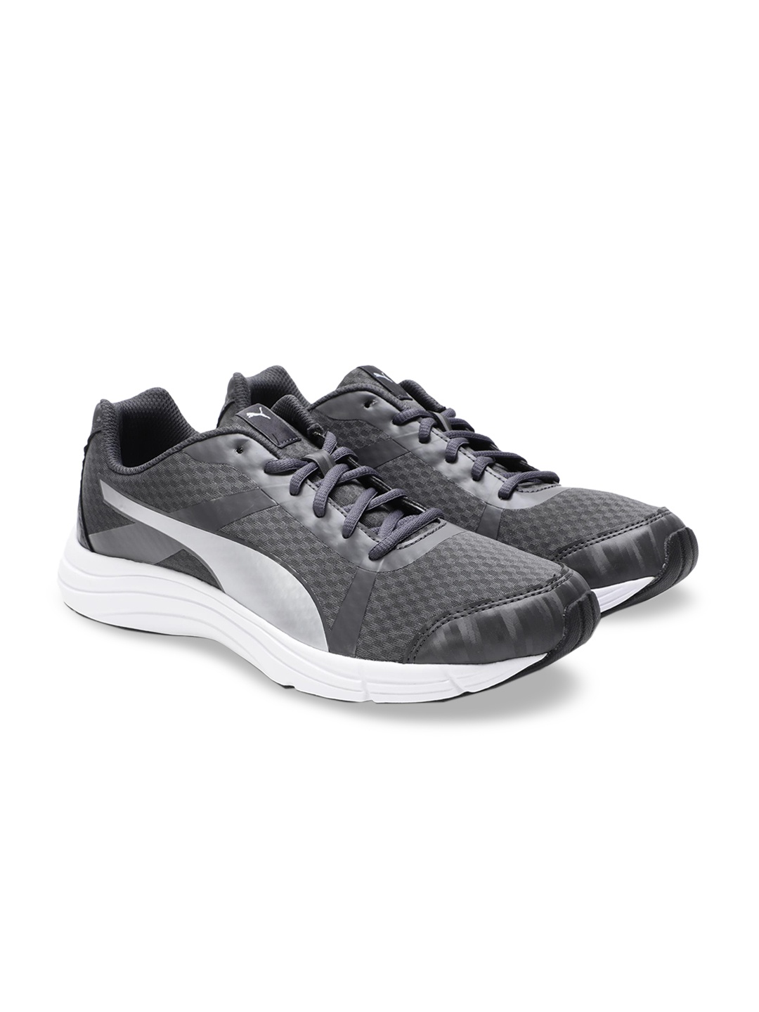 Puma Men Grey Mesh Running Shoes