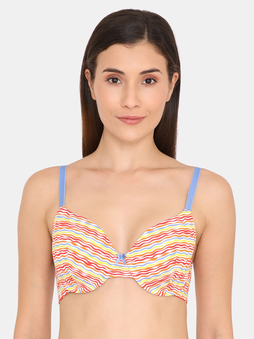 Zivame Multicoloured & Multicoloured Printed Underwired Lightly Padded T-shirt Bra, Multi
Zivame Multicoloured & Multicoloured Printed Underwired Lightly Padded T-shirt Bra, Multi