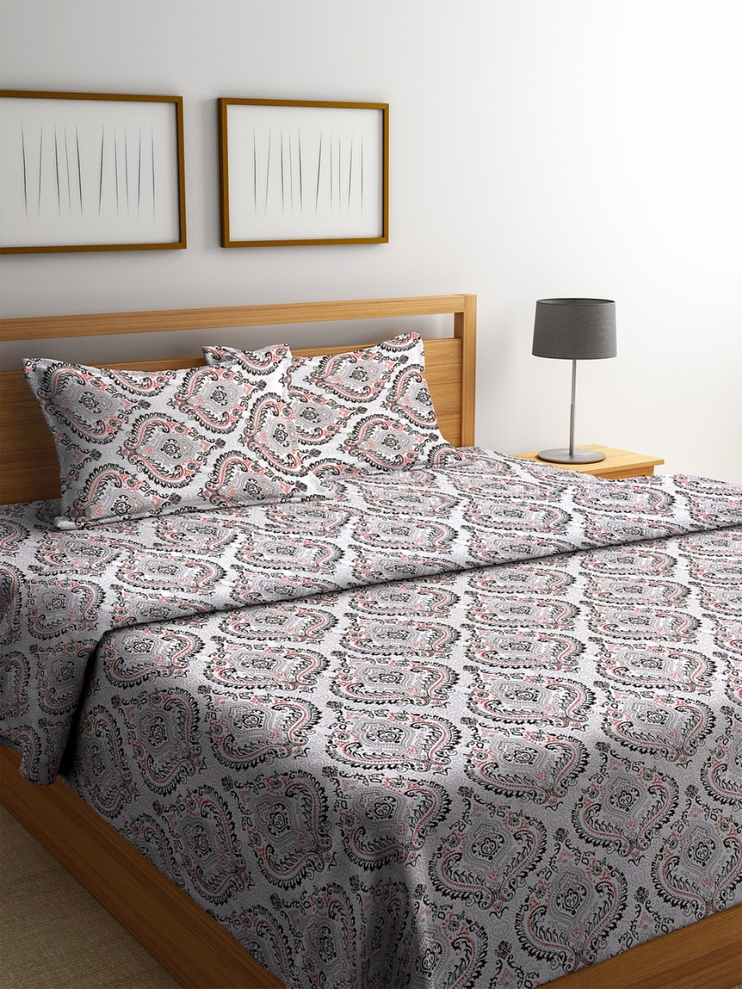 ROMEE Grey & Brown Printed Reversible AC Comforter with Bedsheet and 2 Pillow Covers
ROMEE Grey & Brown Printed Reversible AC Comforter with Bedsheet and 2 Pillow Covers