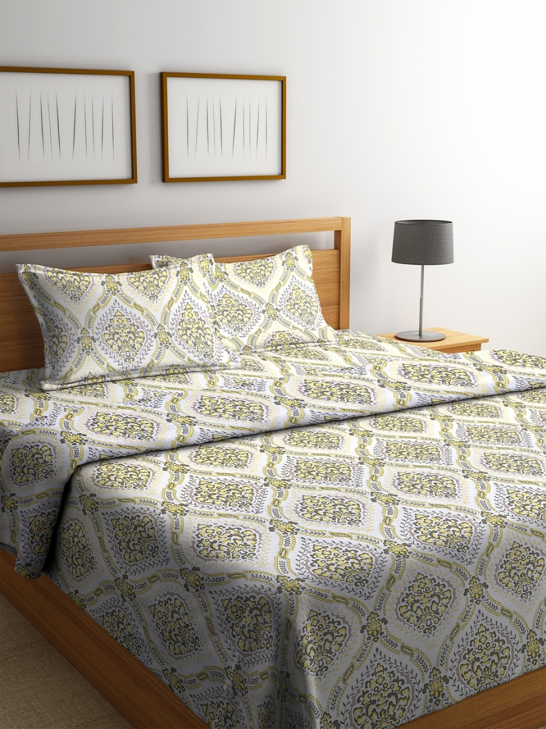 ROMEE White & Grey Printed Reversible AC Comforter with Bedsheet and 2 Pillow Covers
ROMEE White & Grey Printed Reversible AC Comforter with Bedsheet and 2 Pillow Covers