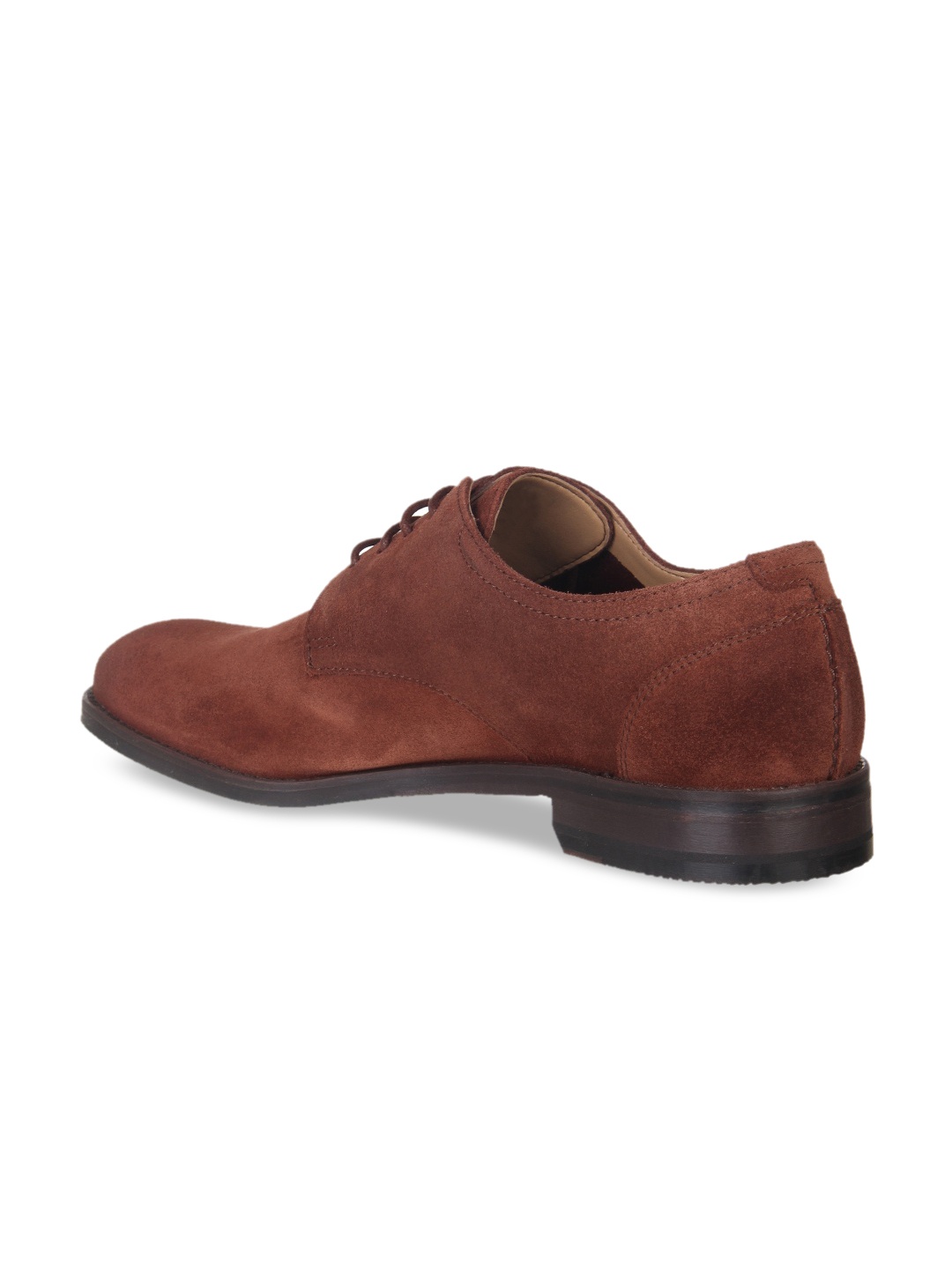 Clarks Men Brown Leather Formal Derbys