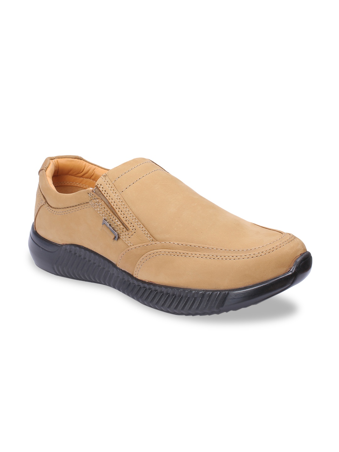 Red Chief Men Brown Slip-On Sneakers