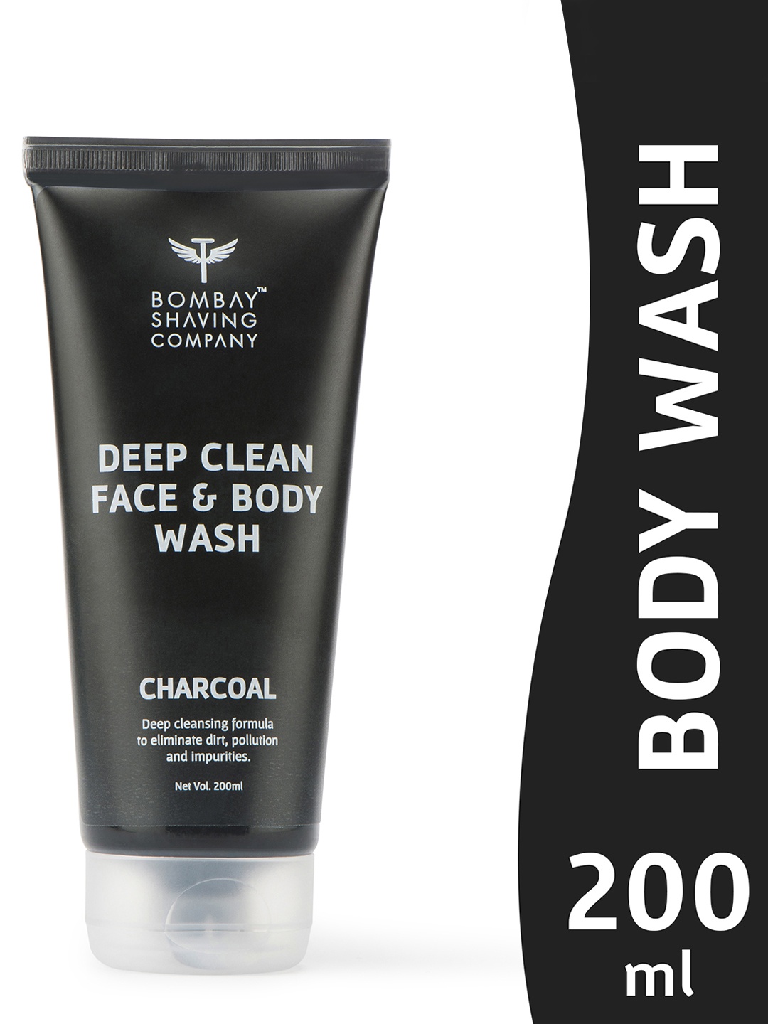 Bombay Shaving Company Unisex Anti Pollution Deep Cleansing Charcoal Face & Body Wash 200ml, Black
Bombay Shaving Company Unisex Anti Pollution Deep Cleansing Charcoal Face & Body Wash 200ml, Black