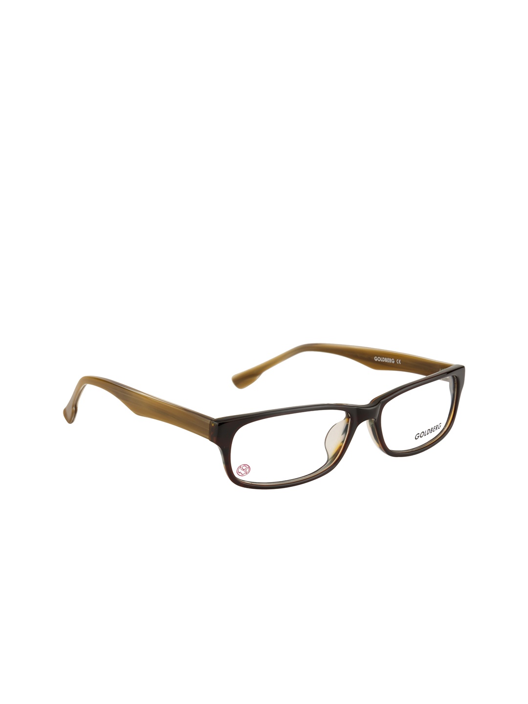 Gold Berg Women Brown Solid Full Rim Wayfarer Frames GB-107_C83