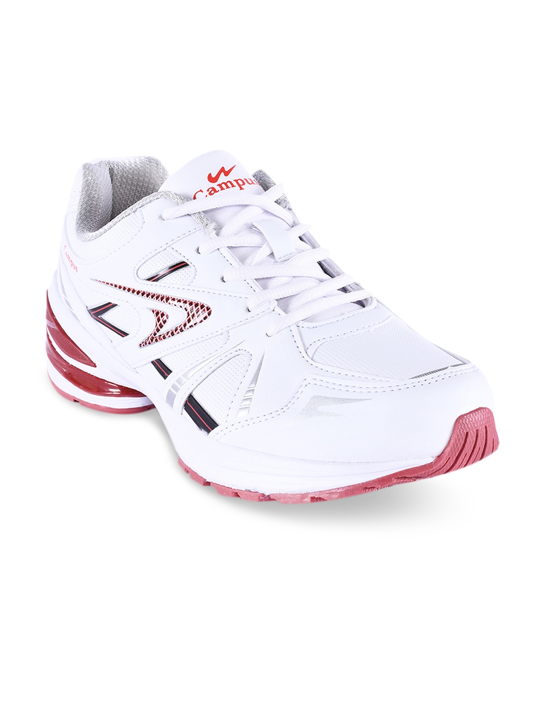 Campus Men White Running Shoes