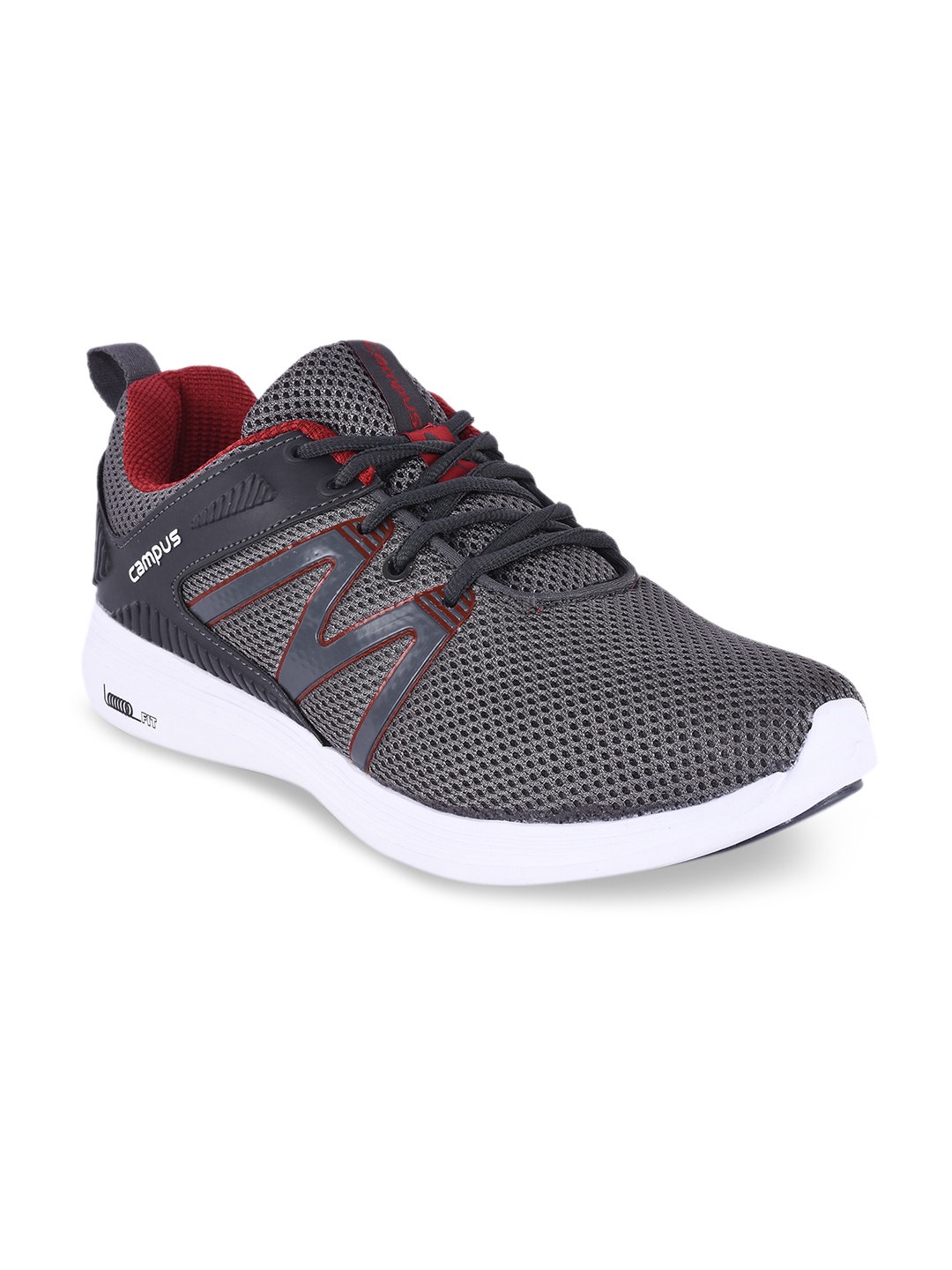 Campus Men Grey Running Shoes
