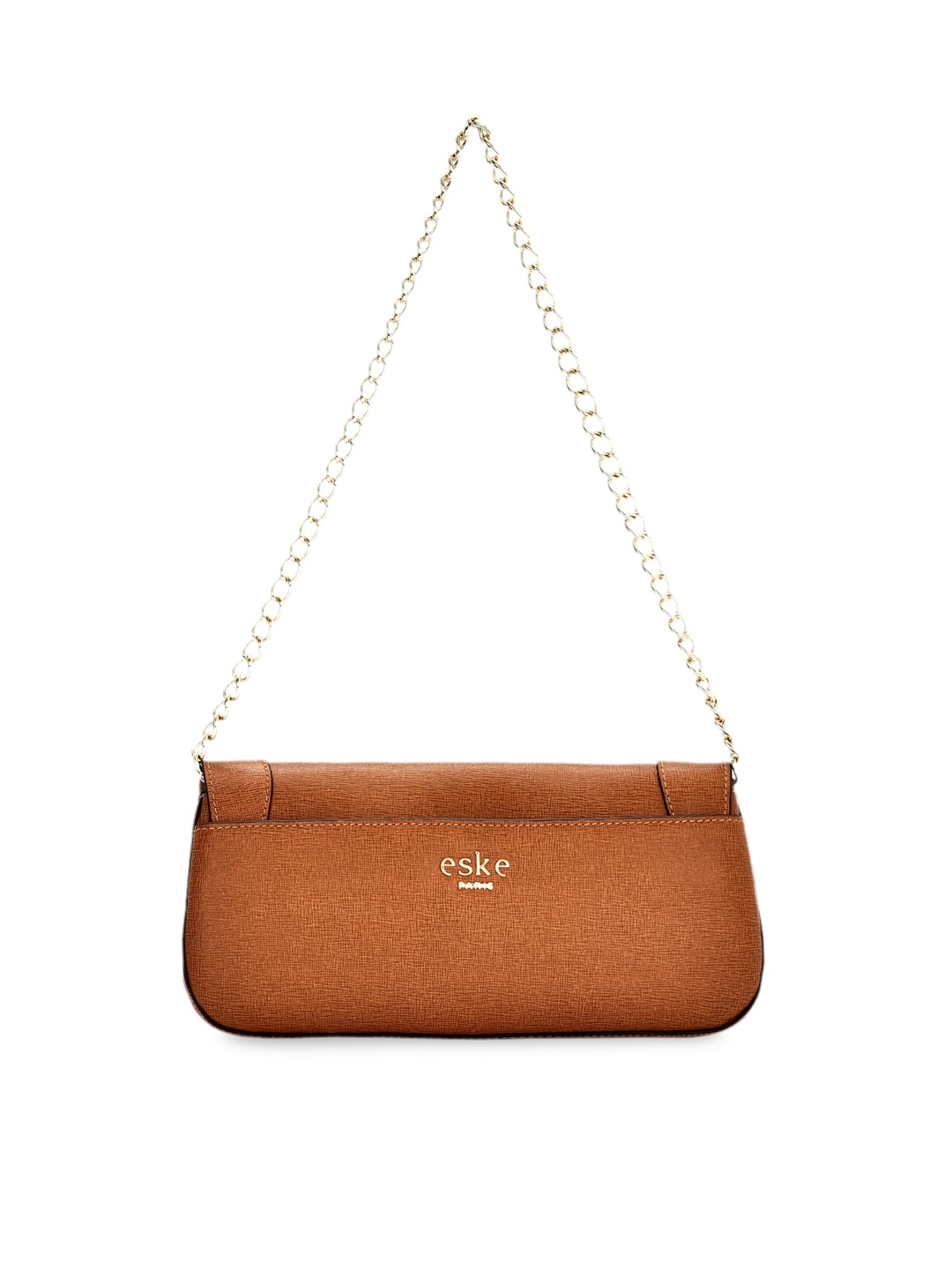Eske Tan Textured Sling Leather Bag
