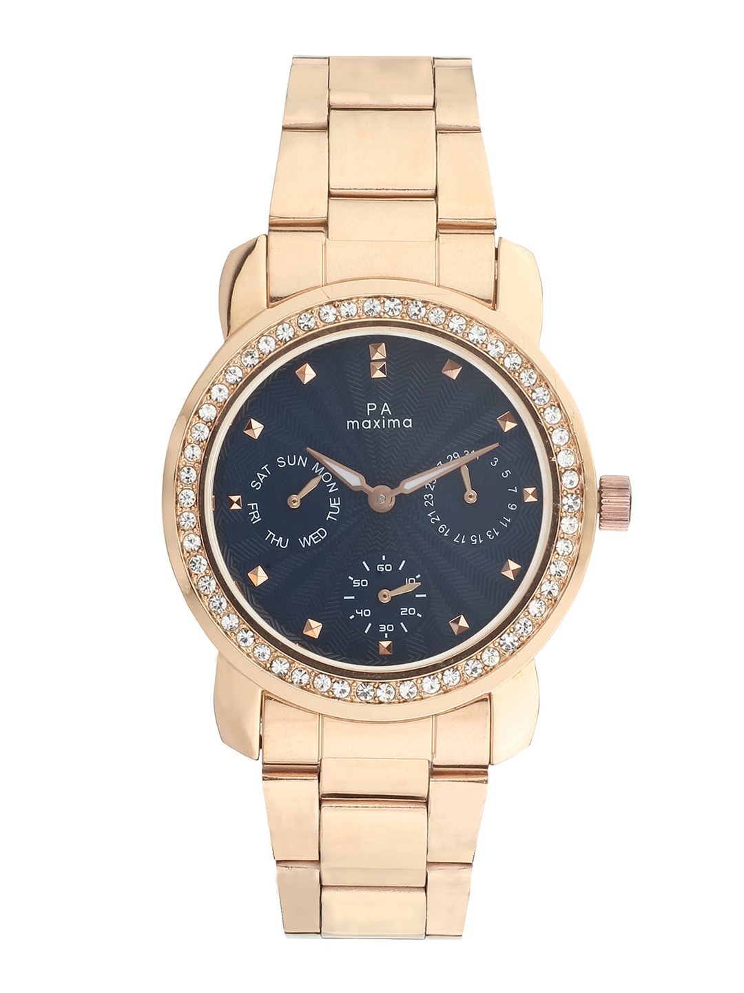 maxima Women Blue Analogue Watch O-52951CMLR