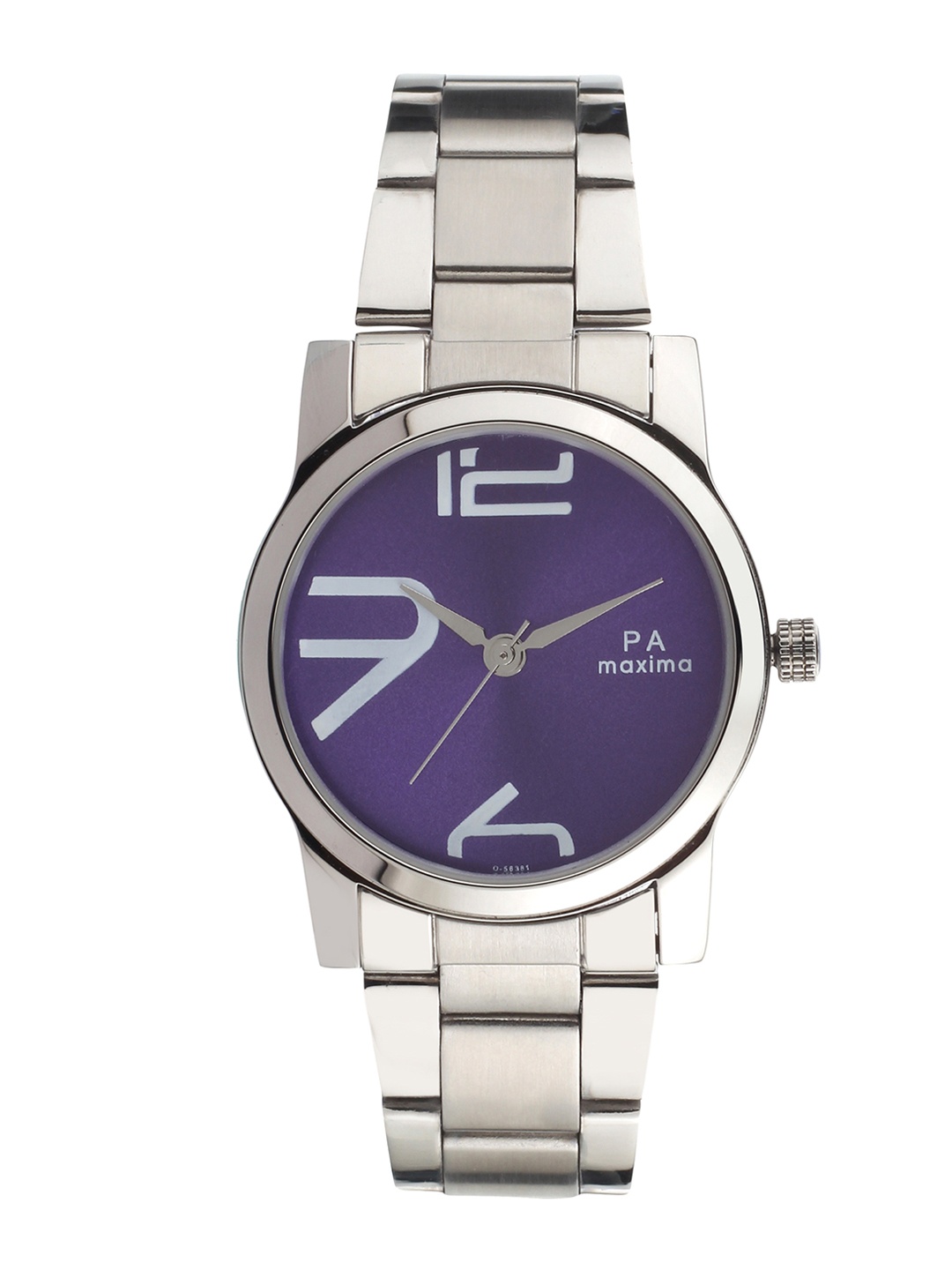 maxima Women Purple Analogue Watch O-56381CMLI