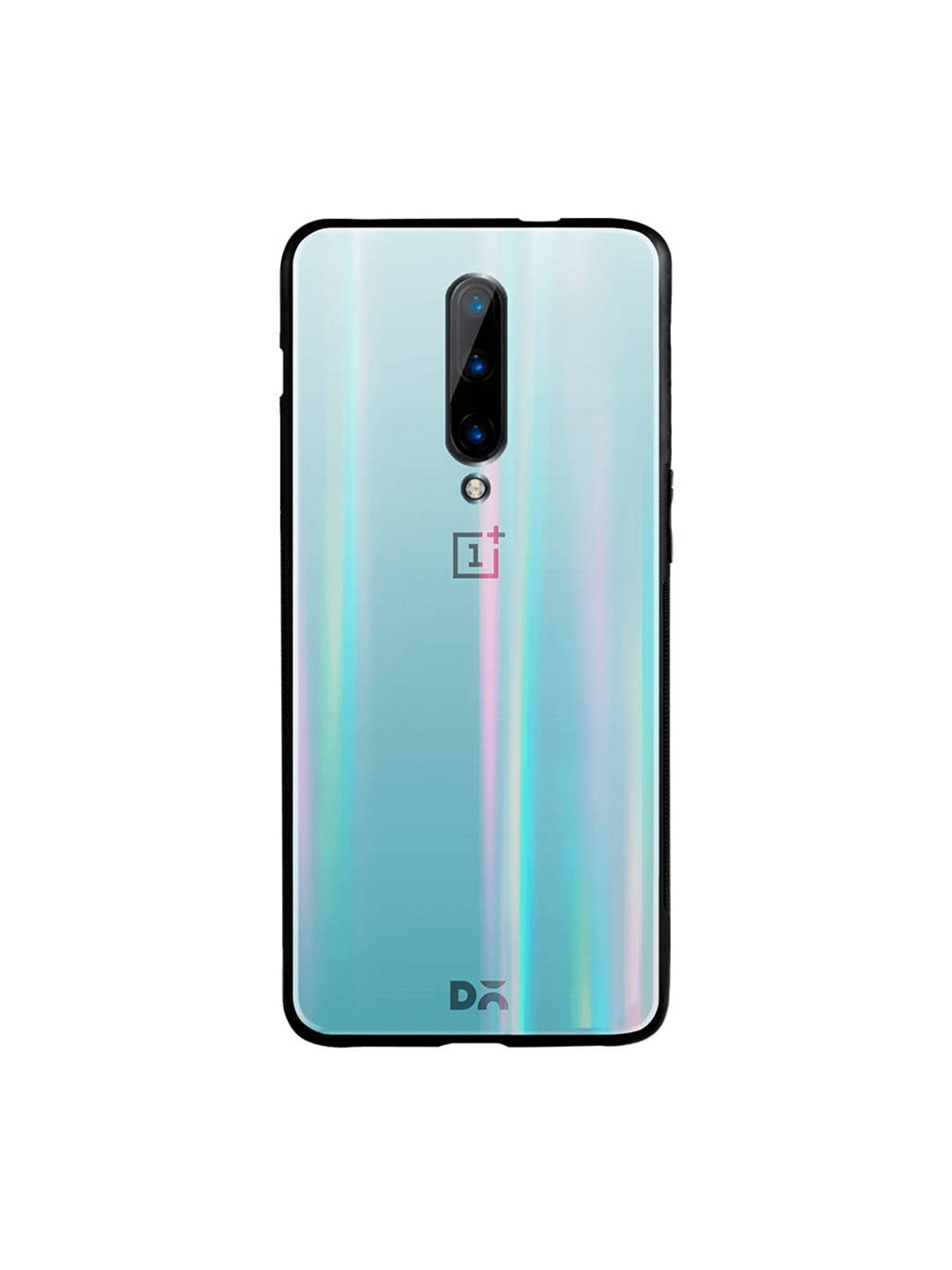 DailyObjects Blue OnePlus 7 Pro Holographic Glass Case Cover
