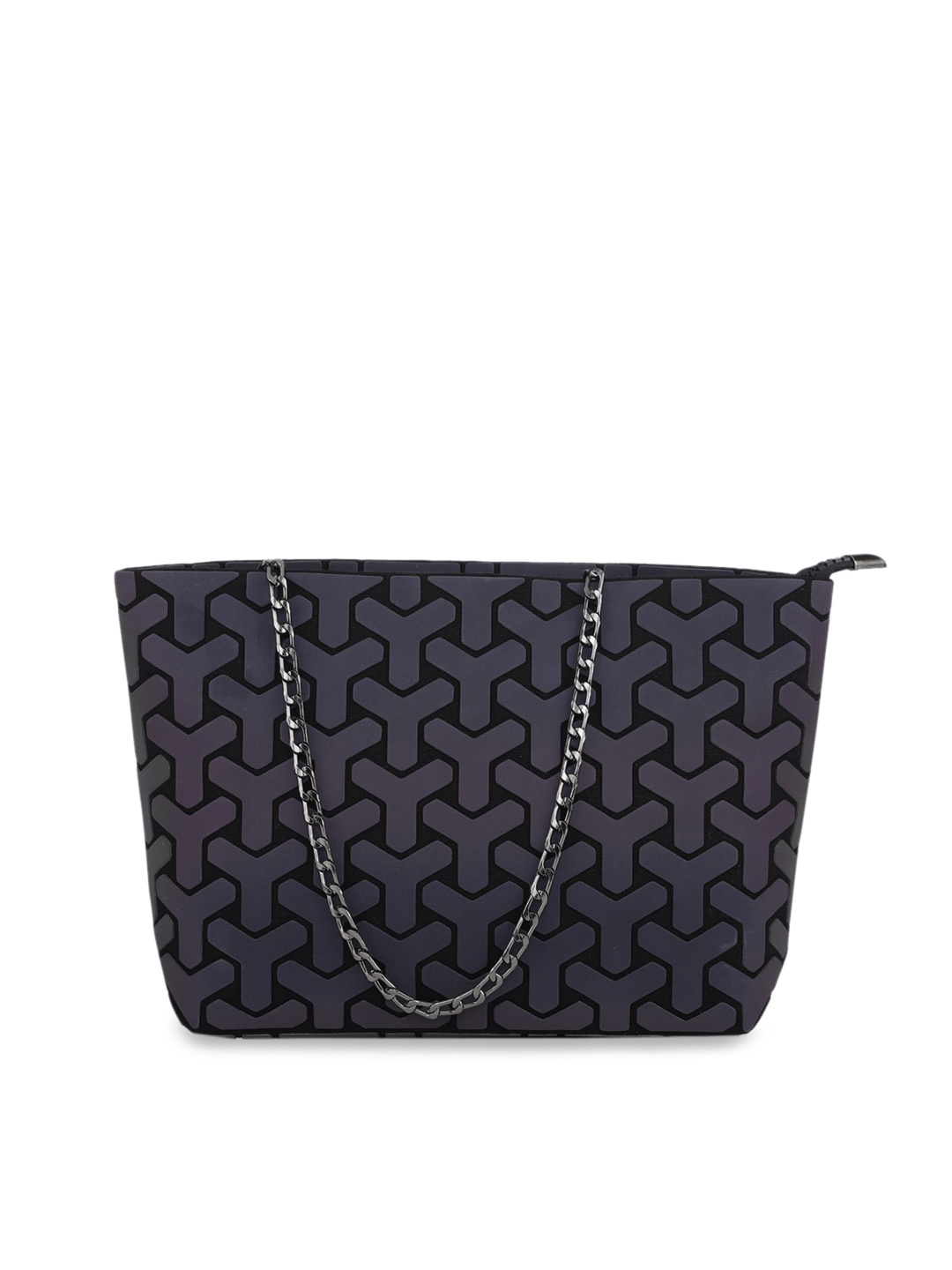 BAOMI Women Grey Geometric Range Sling Bag