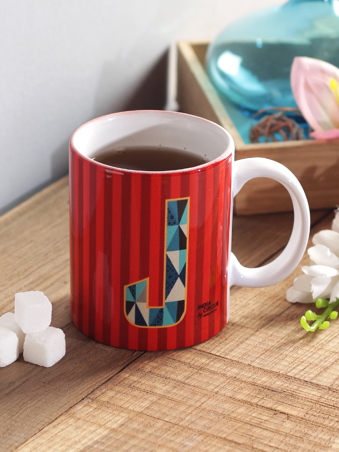 India Circus by Krsnaa Mehta Red Printed Coffee Mug