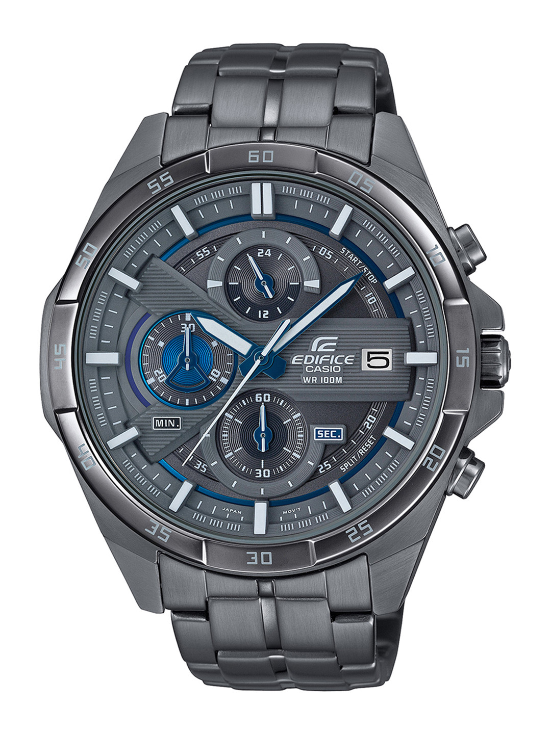 CASIO Men EDifice EFR-556GY-1AVUDF Gray Analog Dial Gray Stainless Steel Band EX494, Grey
CASIO Men EDifice EFR-556GY-1AVUDF Gray Analog Dial Gray Stainless Steel Band EX494, Grey