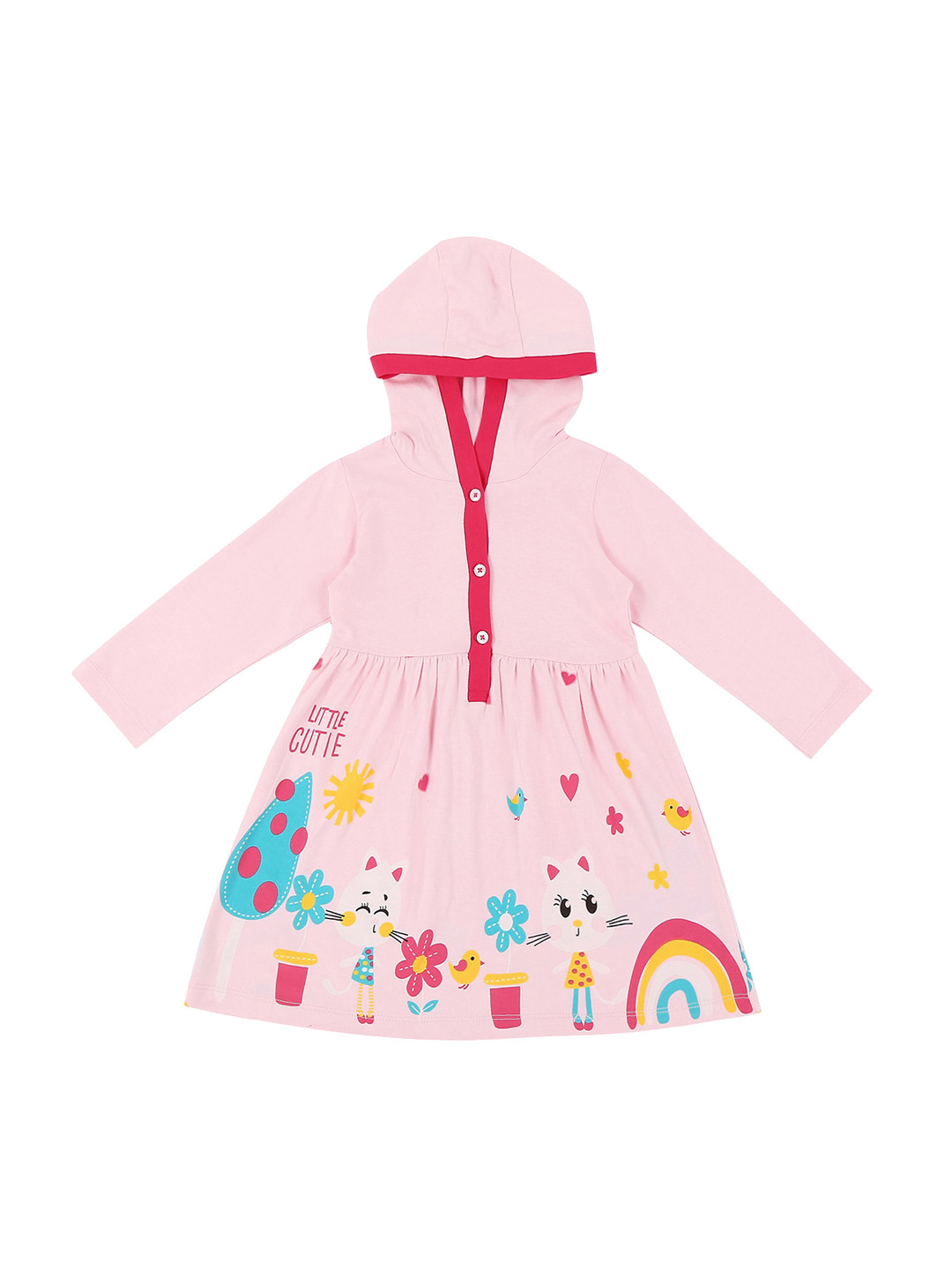 Pantaloons Baby Girls Pink Fit and Flare Dress 
Pantaloons Baby Girls Pink Fit and Flare Dress
