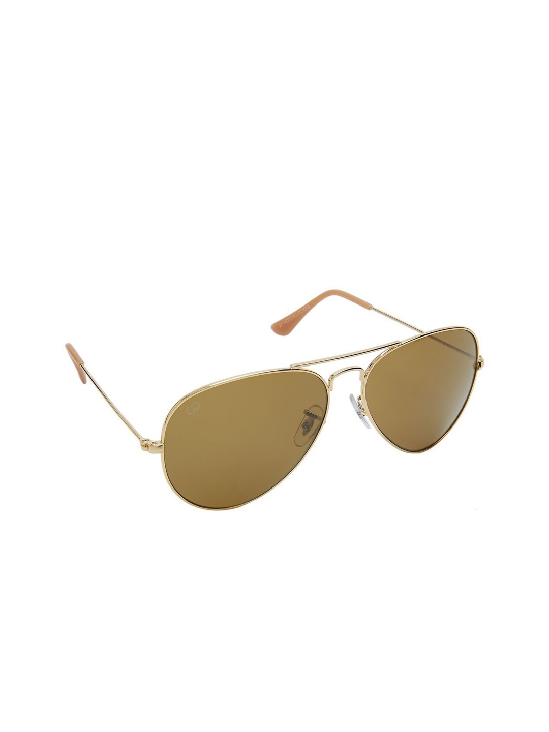 GIO COLLECTION Unisex Aviator Sunglasses GM1002C01, Brown
