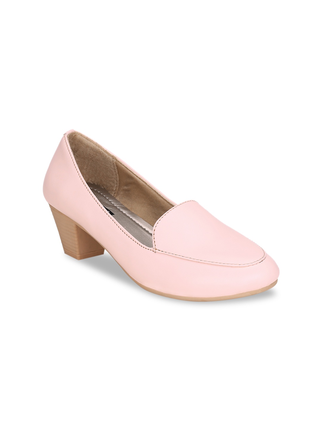 Get Glamr Women Pink Solid Pumps