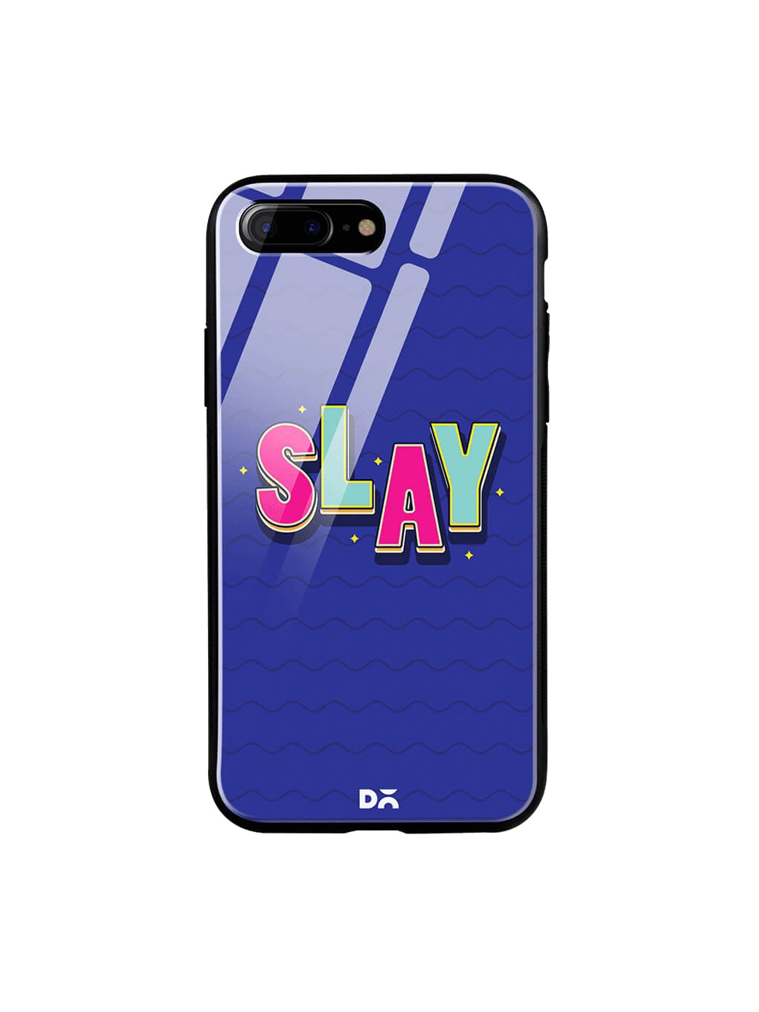 DailyObjects Blue iPhone 7 Plus Glass Case Cover