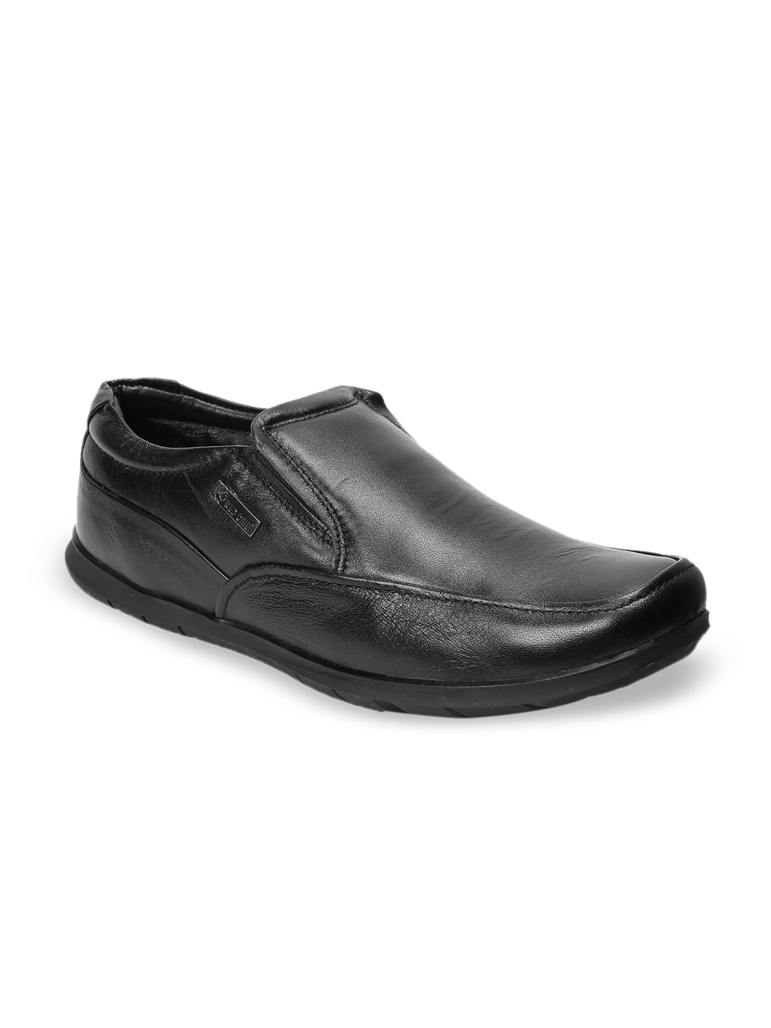 Red Chief Men Black Solid Formal Slip-Ons 
Red Chief Men Black Solid Formal Slip-Ons