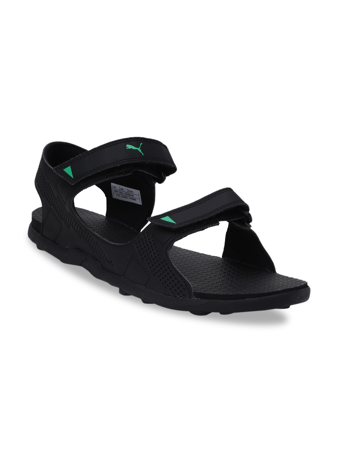 Puma Men Black Shire Sports Sandals