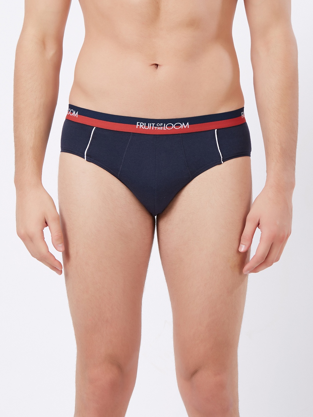 Fruit of the loom Men Navy Blue Solid Hip Briefs MHB03-A1S3