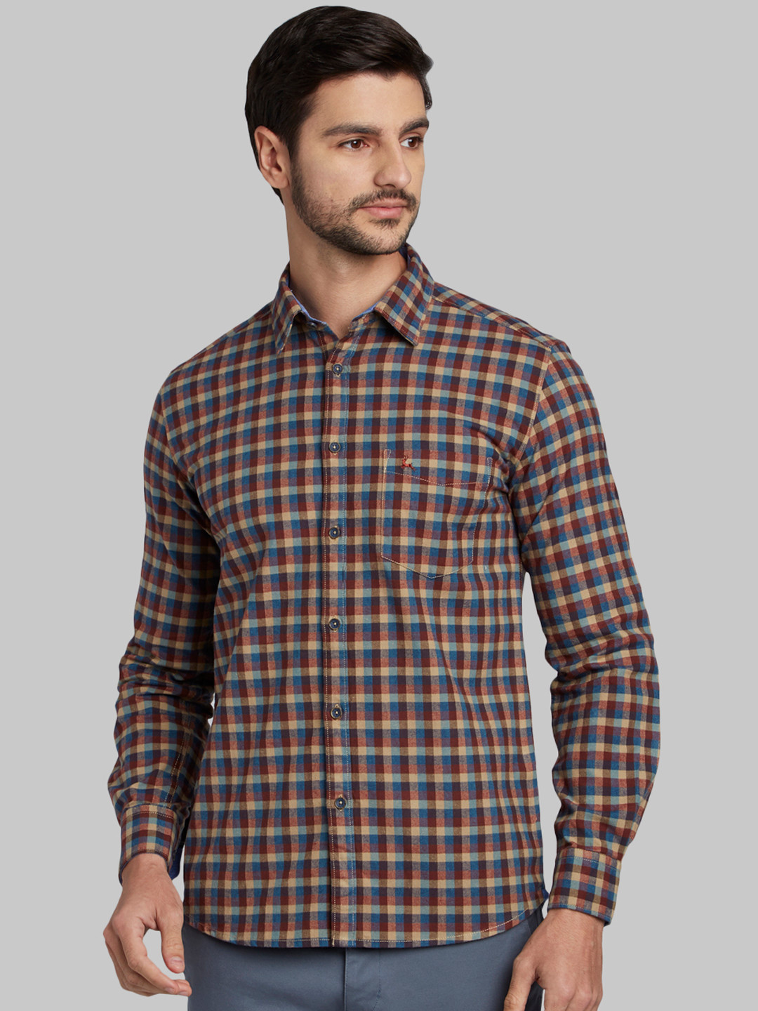 Parx Men Multicoloured Slim Fit Checked Casual Shirt, Multi
Parx Men Multicoloured Slim Fit Checked Casual Shirt, Multi
