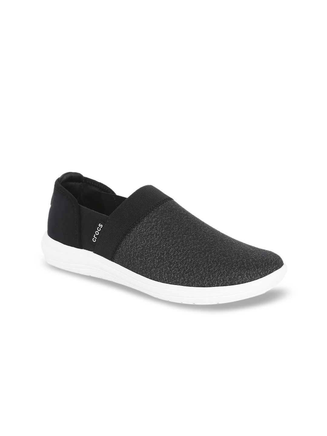 Crocs Reviva Women Black Slip-On Sneakers