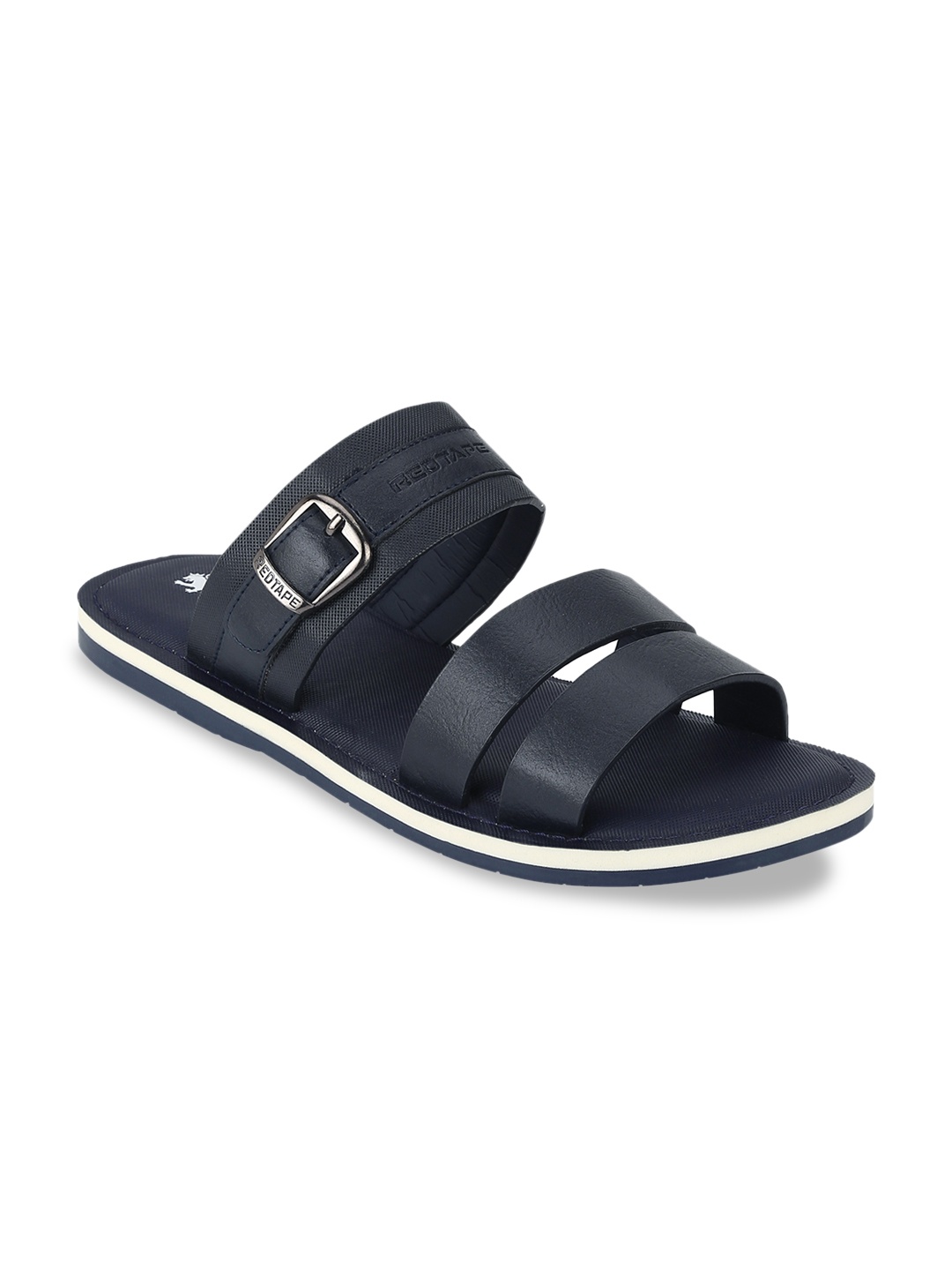 Red Tape Men Navy Blue Sandals