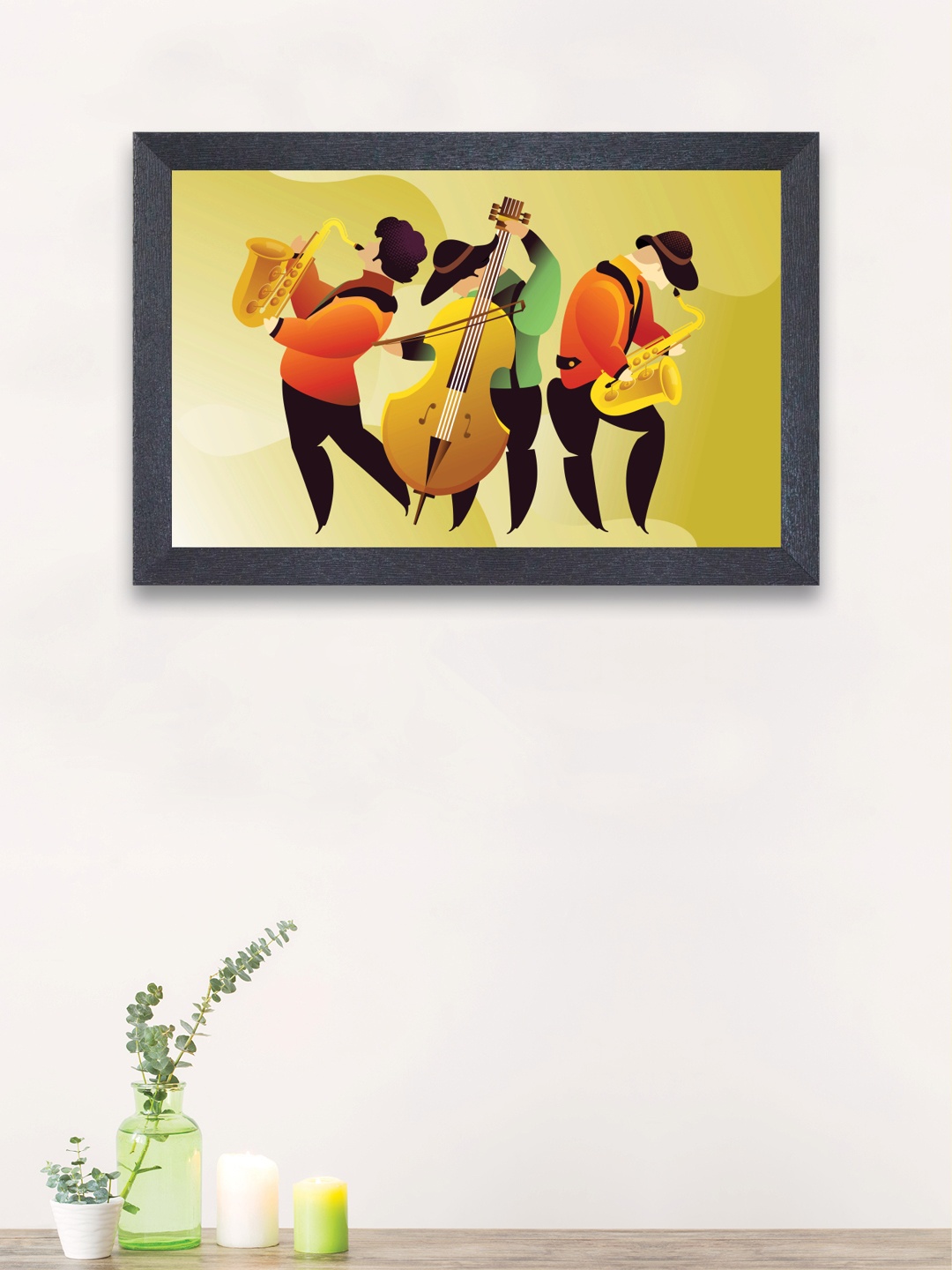 nest ART Multicoloured Synthetic Wood Artist Wall Art, Multi