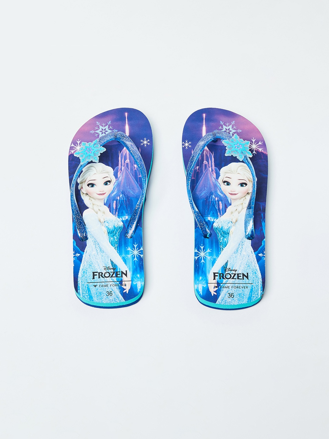 Fame Forever by Lifestyle Girls Blue Solid Thong Flip-Flops