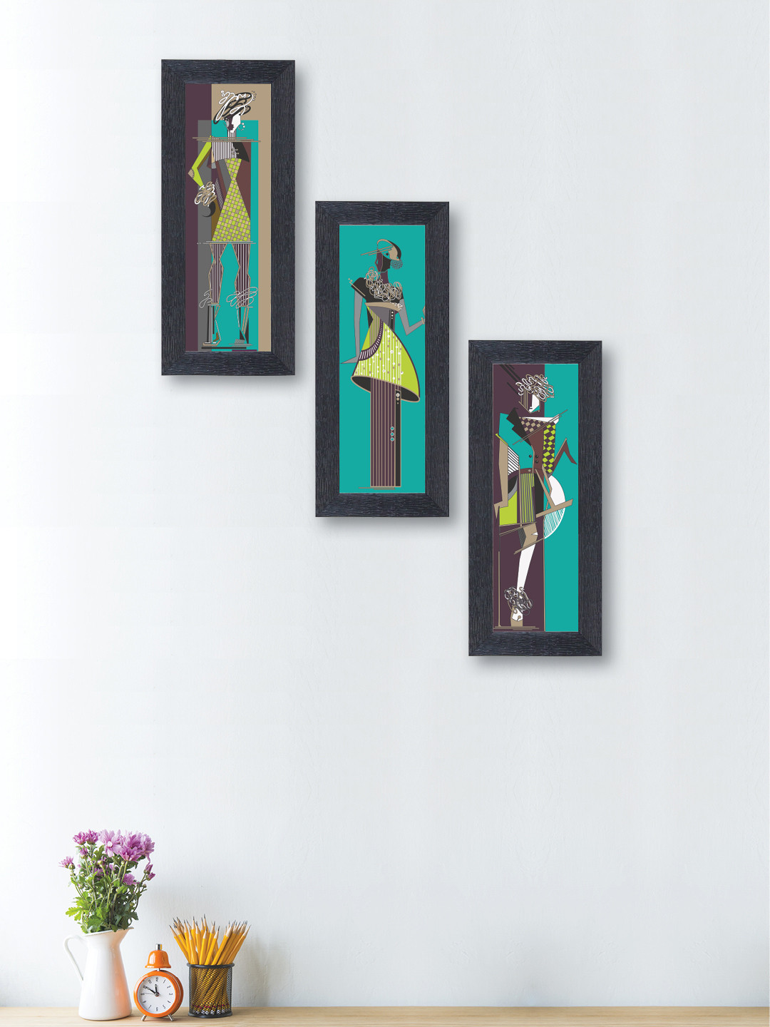 nest ART Set of 3 Blue Abstract Wall Art 
nest ART Set of 3 Blue Abstract Wall Art