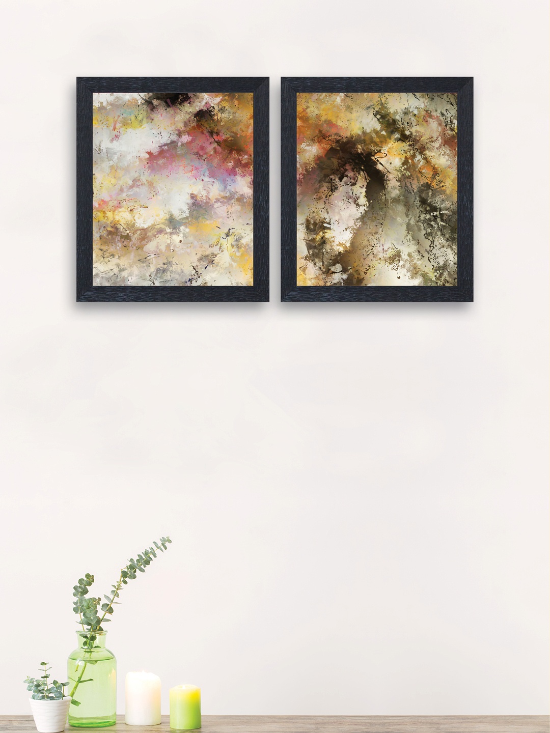 nest ART Set of 2 Multicoloured Synthetic Wood Abstract Hand-Painted Wall Arts, Multi
nest ART Set of 2 Multicoloured Synthetic Wood Abstract Hand-Painted Wall Arts, Multi