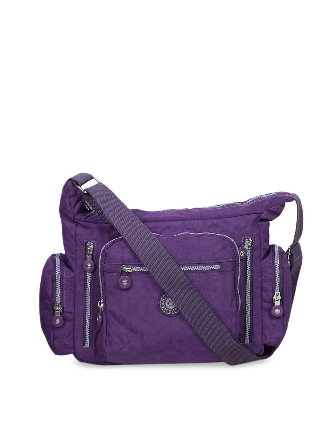 BAHAMA Unisex Purple Solid Messenger Bag