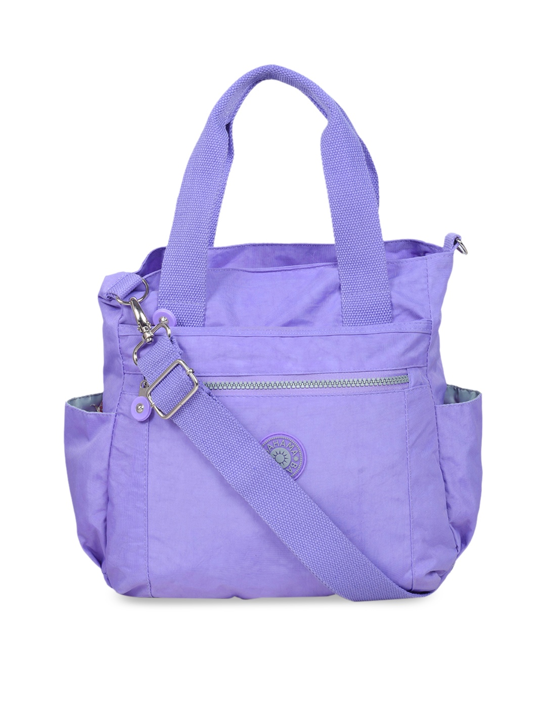 BAHAMA Purple Solid Handheld Bag