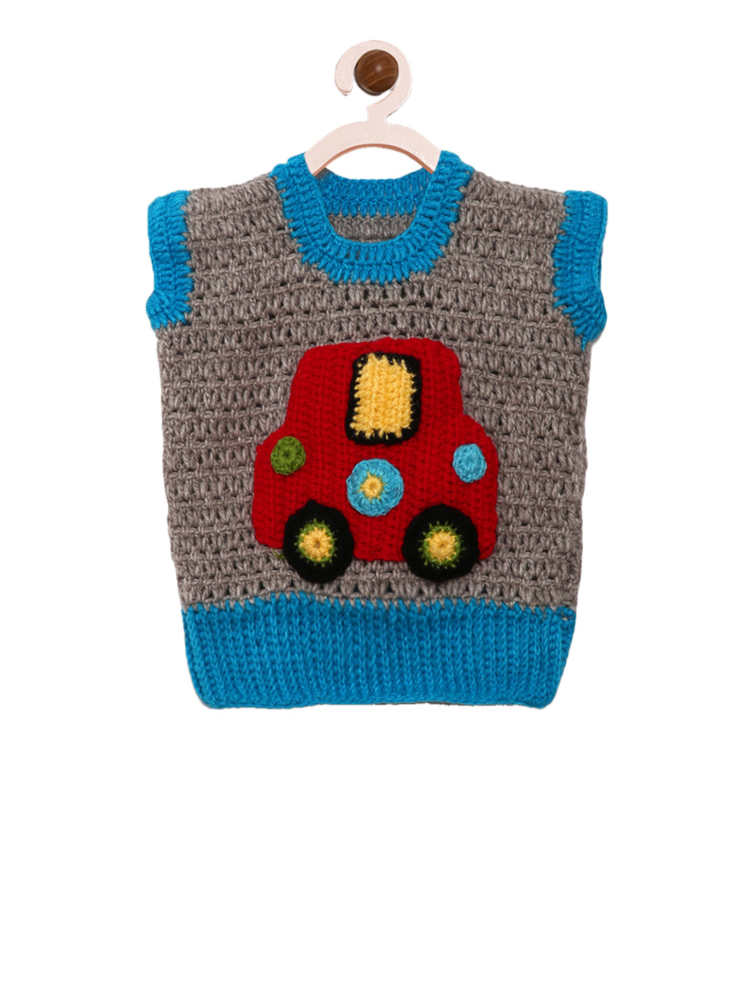 CHUTPUT Unisex Multicoloured Self Design Sweater, Multi 
CHUTPUT Unisex Multicoloured Self Design Sweater, Multi