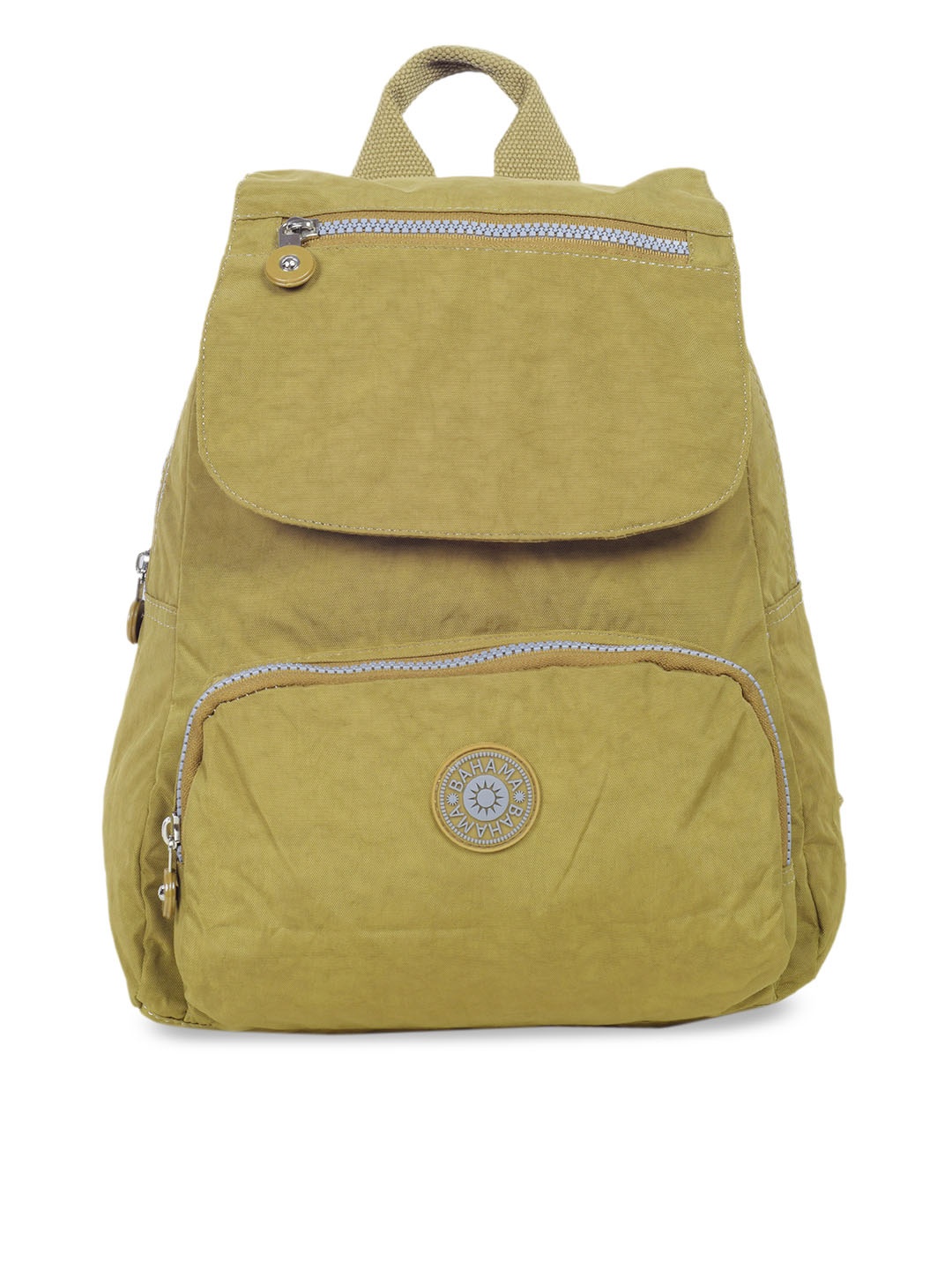 BAHAMA Unisex Yellow Solid Backpack