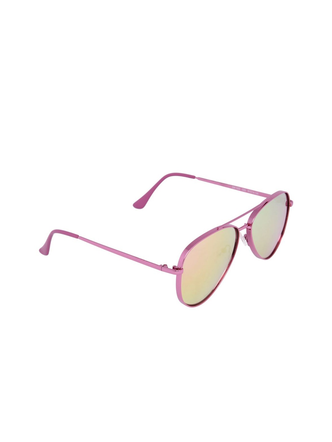 GIO COLLECTION Unisex Pink Aviator Sunglasses GM1022C03