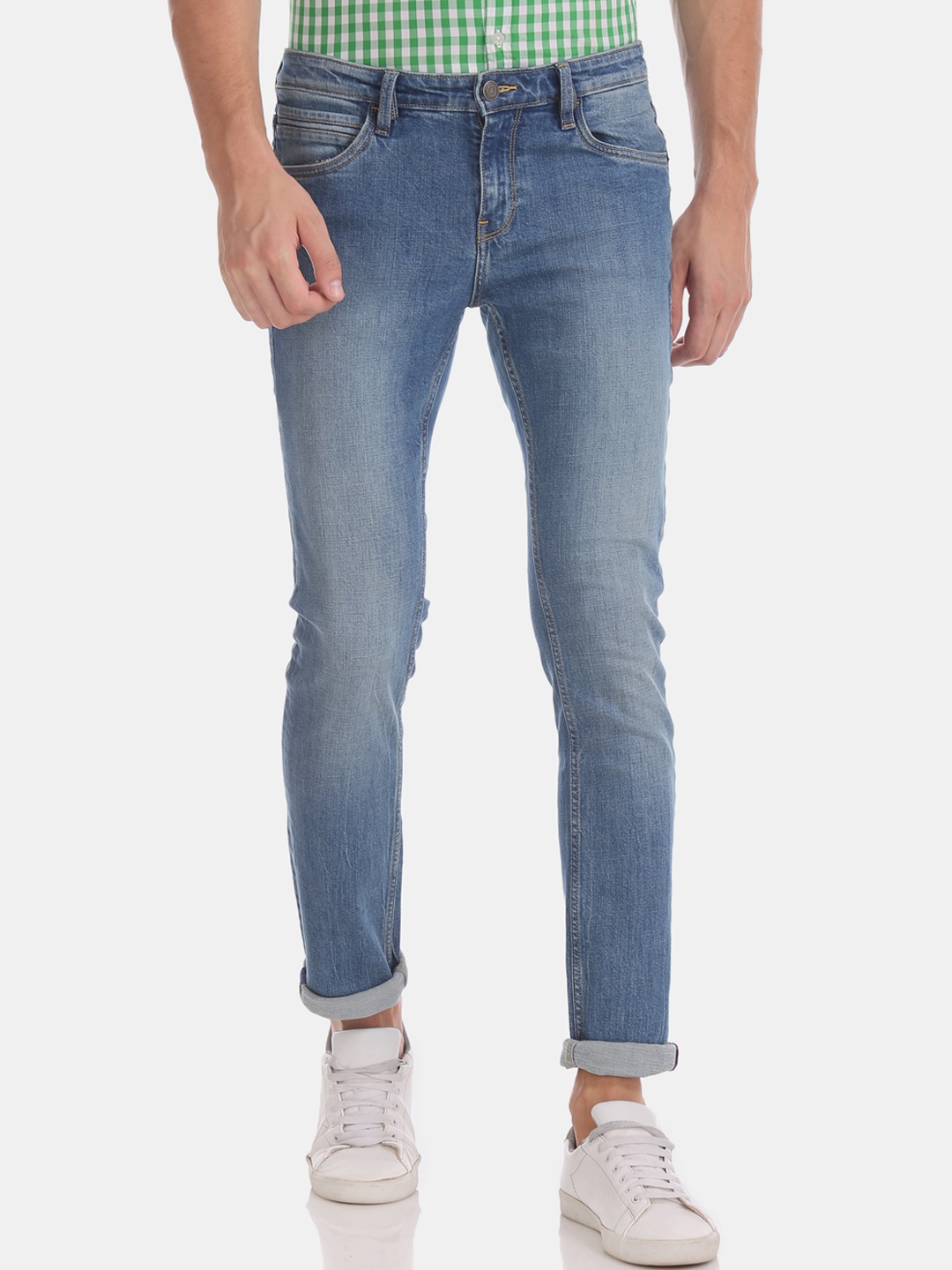 Arrow Sport Men Blue James Slim Fit Mid-Rise Clean Look Stretchable Jeans