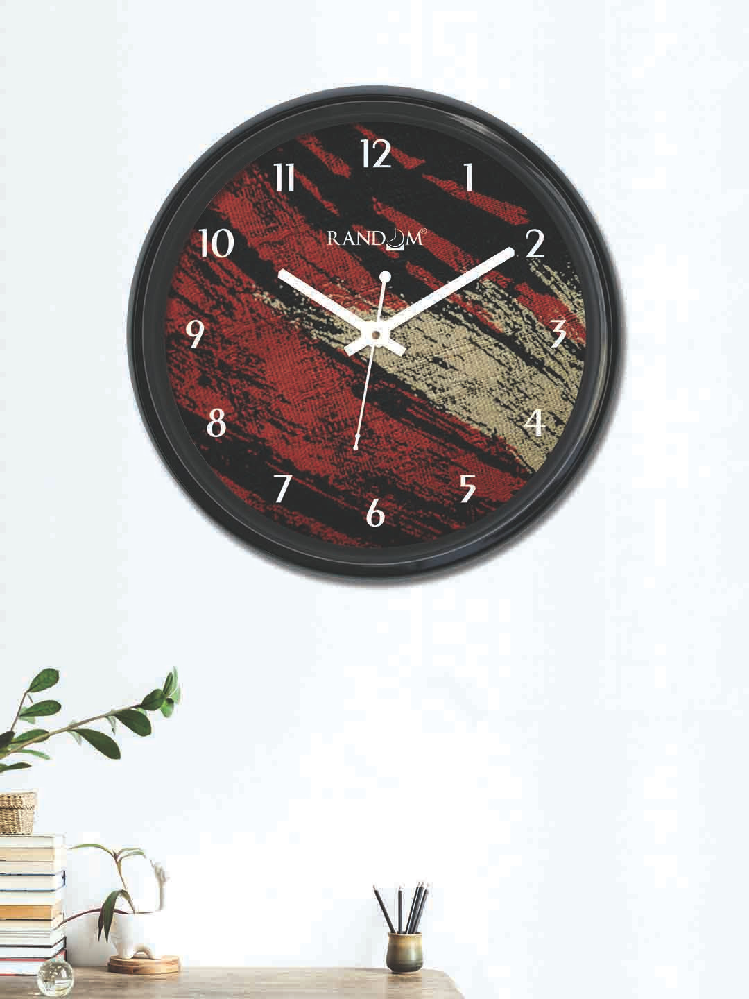 RANDOM Red & Black Round Printed 30 cm Analogue Wall Clock
RANDOM Red & Black Round Printed 30 cm Analogue Wall Clock