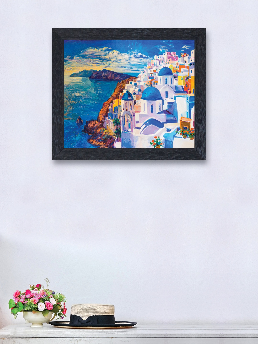 nest ART Multicoloured Synthetic Wood Wall Art, Multi