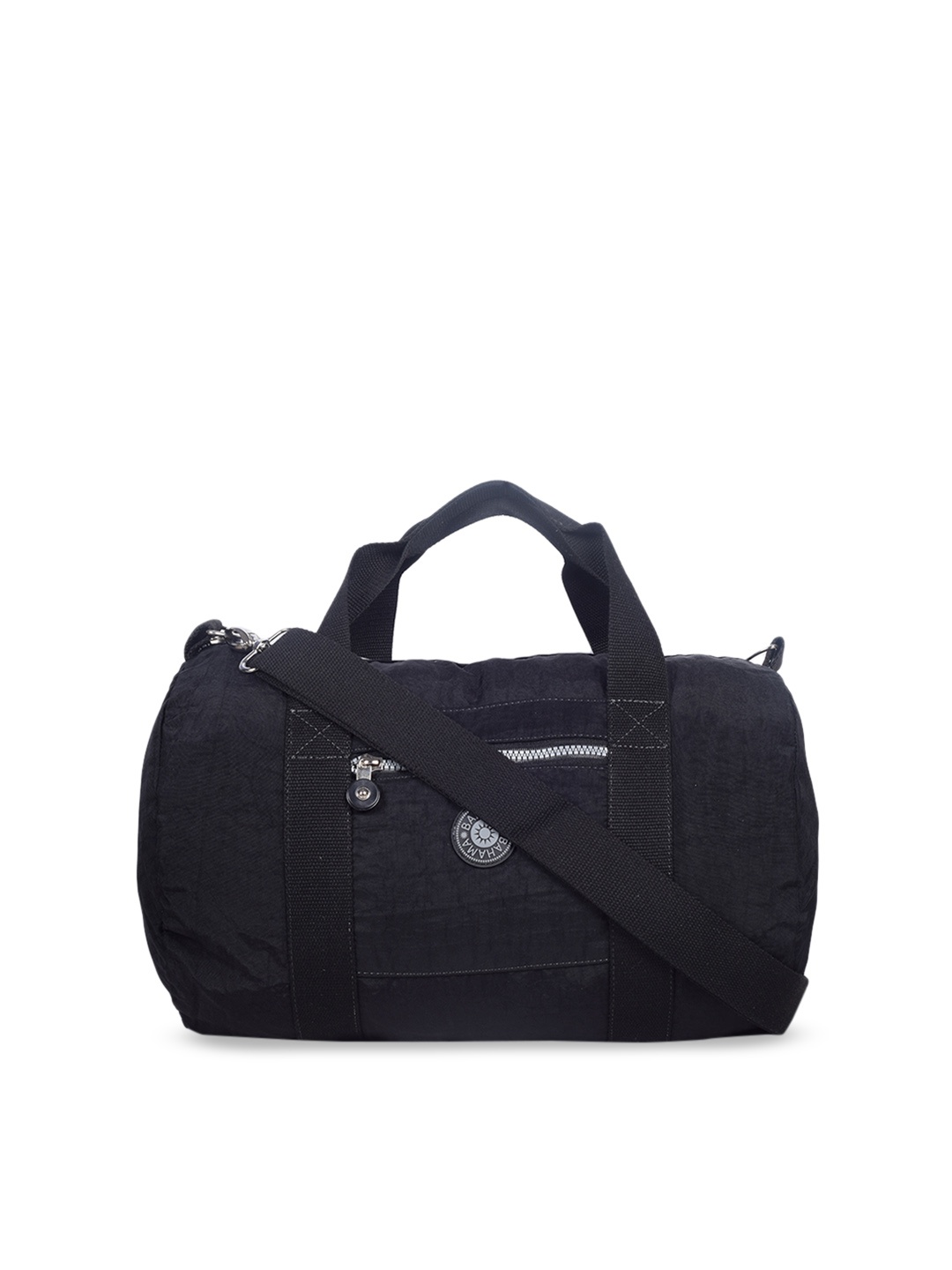 BAHAMA Crinkle Black Solid Handheld Bag