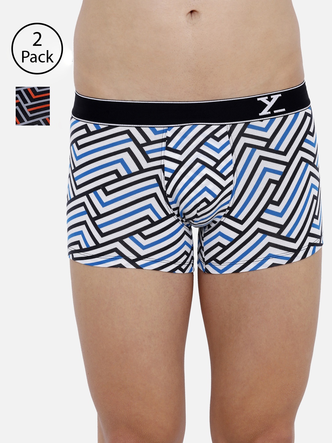 XYXX Men IntelliSoft Antimicrobial Micro Modal Pack of 2 Linea Trunks XYTRNK2PCKN250, Multi
XYXX Men IntelliSoft Antimicrobial Micro Modal Pack of 2 Linea Trunks XYTRNK2PCKN250, Multi