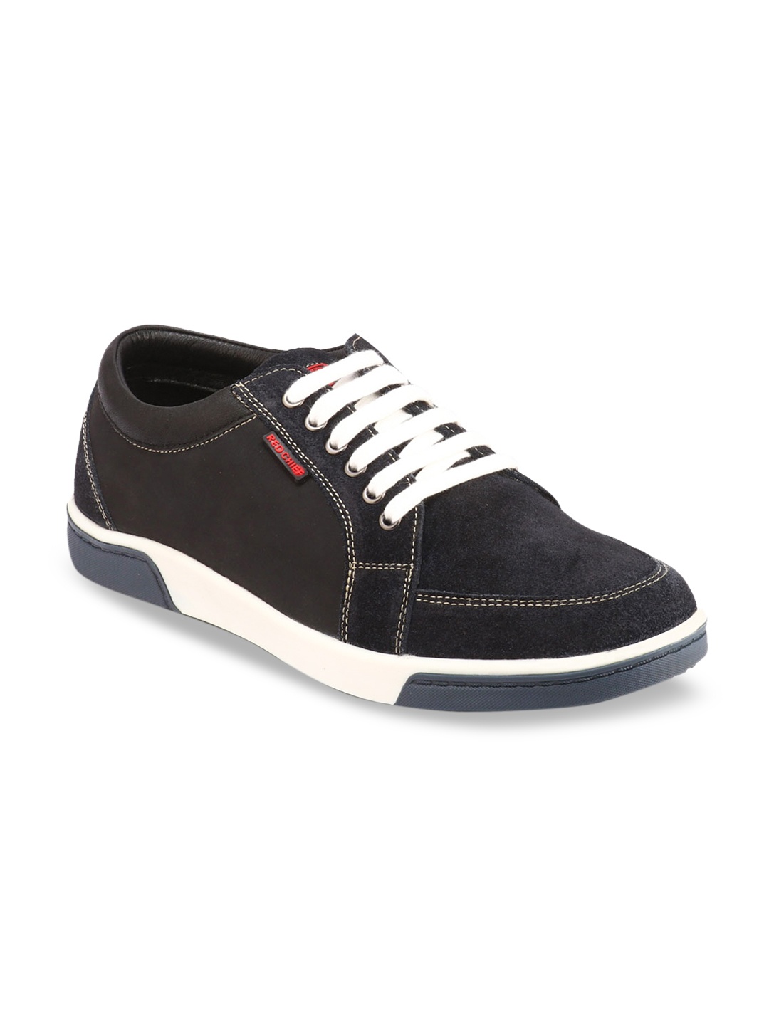 Red Chief Men Blue Leather Sneakers