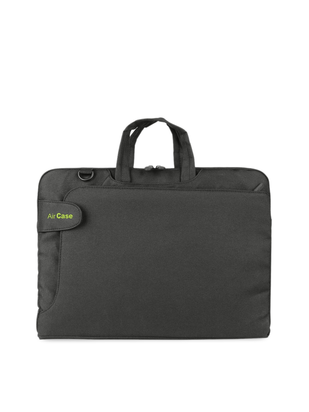 AirCase Unisex Grey 14 Inch Messenger laptop Bag with Handles & Detachable Shoulder Strap