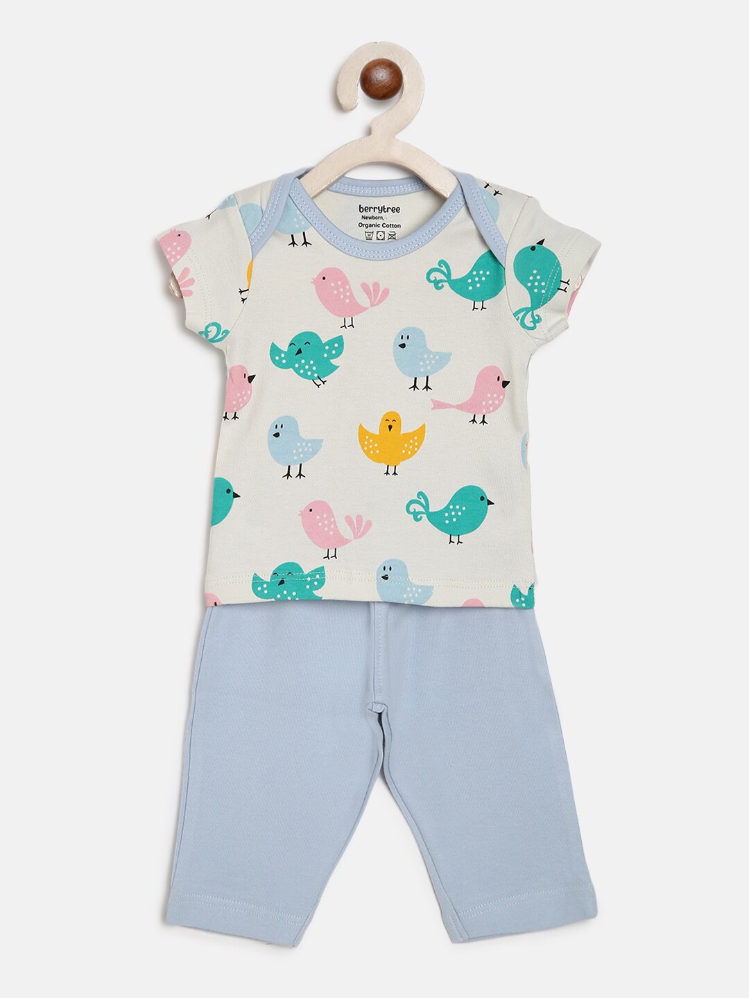 berrytree Unisex Infant Kids Off-White & Blue Organic Cotton Printed Sustainable Night suit
berrytree Unisex Infant Kids Off-White & Blue Organic Cotton Printed Sustainable Night suit